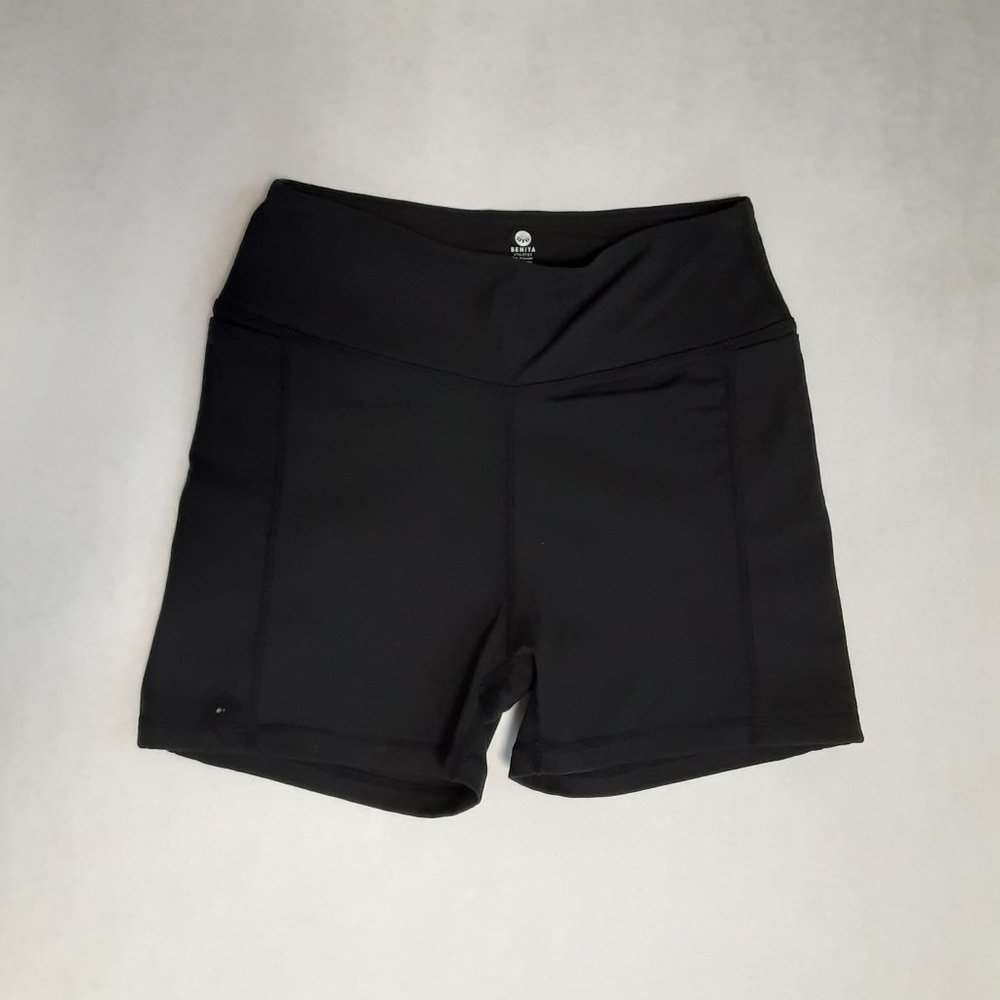 Senita Black Shorts